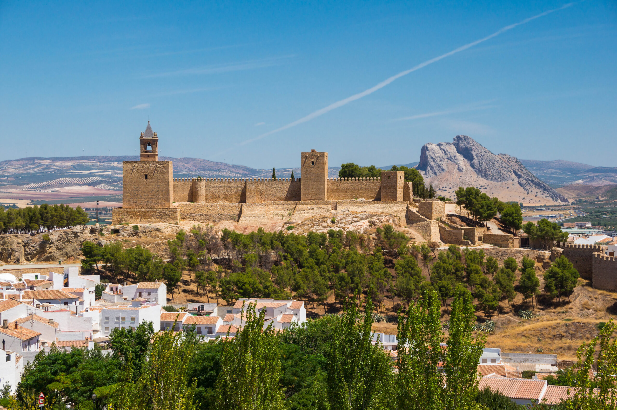 Alcazaba aus der Ferne  