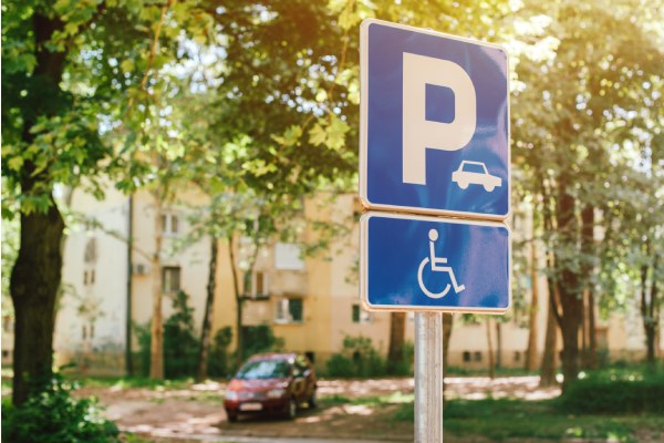 Parking for people with reduced mobility