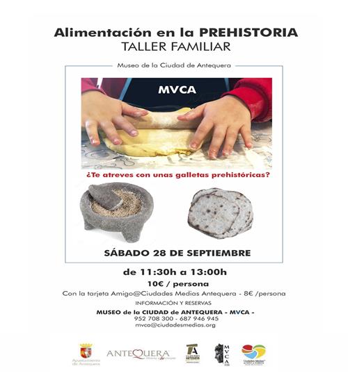 Taller familiar: Alimentación en la Prehistoria